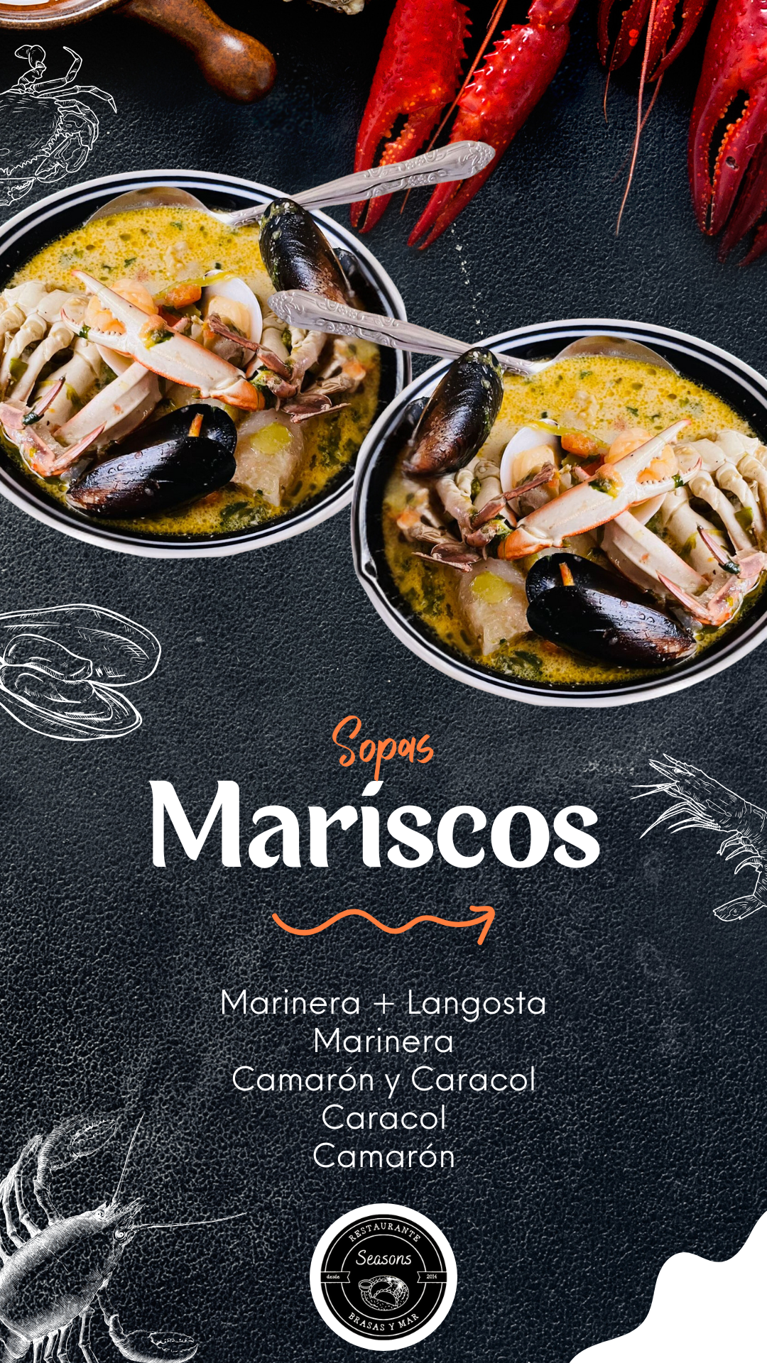 B. Sopa de Mariscos