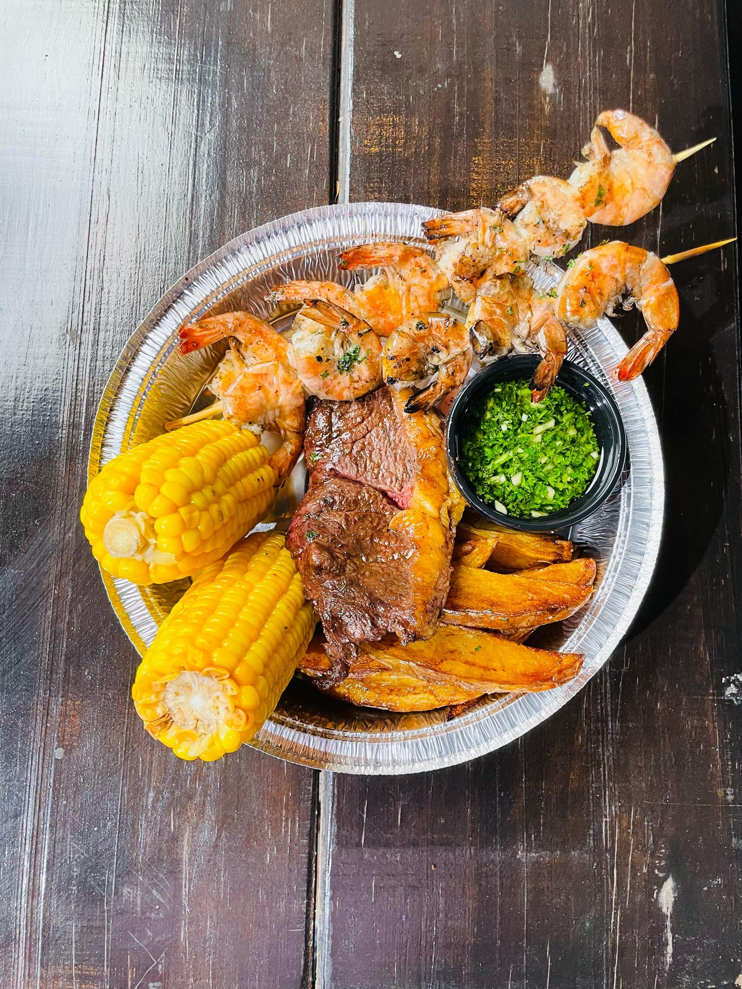 C. Mar y Tierra - Filete de Res