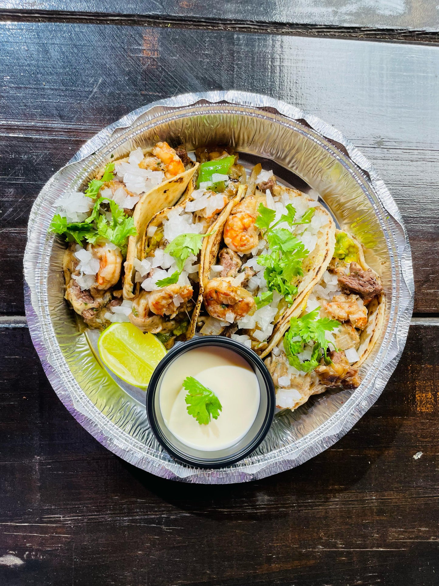 E. Tacos Mar y Tierra
